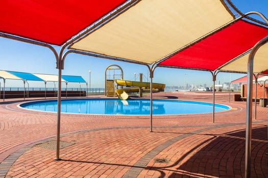 Swimming pool public beach shade protection outdoors