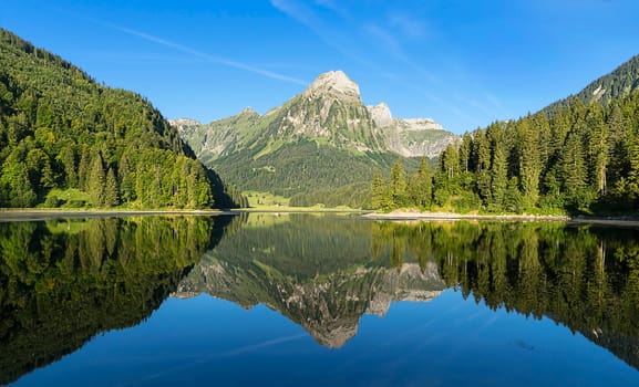 The Obersee and its mirror