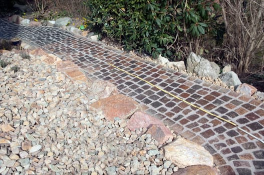 Garden trail  construction,construction phase,design