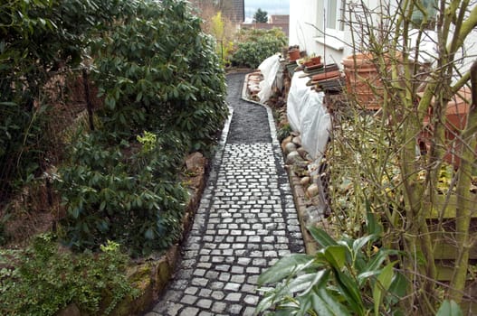 Garden trail  construction,construction phase,design