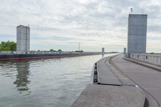 Bridge of the Elbe-Havel Canal over the Elbe near Magdeburg