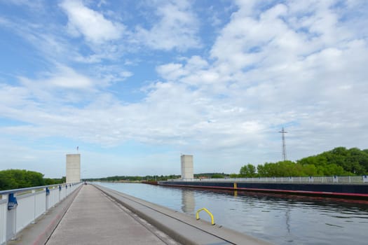 Bridge of the Elbe-Havel Canal over the Elbe near Magdeburg