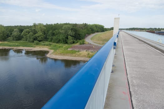 Railings on the Elbe-Havel Canal