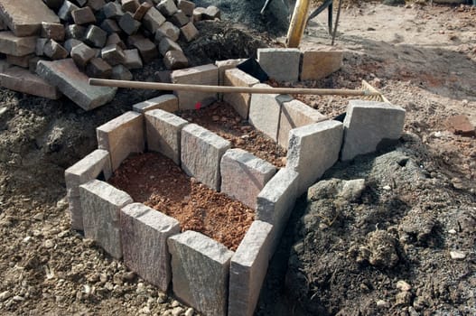 Garden staircase,garden path  Construction,Stairs