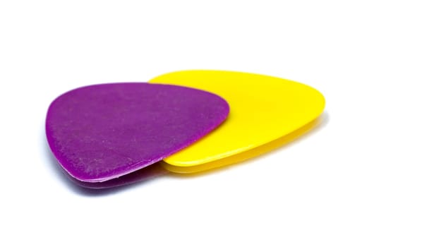 Two Plectrum Studio Isolated with Shadow