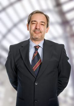 mature business man portrait at the office