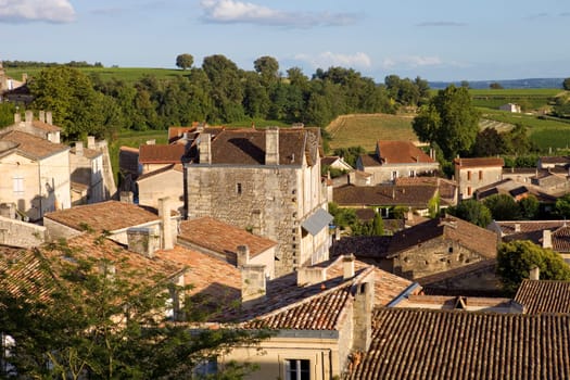 Saint Emilion ancient gothic church, Aquitaine, France