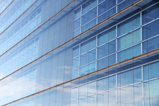 Abstract modern office building