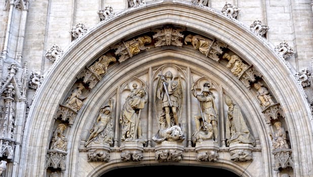 architectural details in Brussels belgium