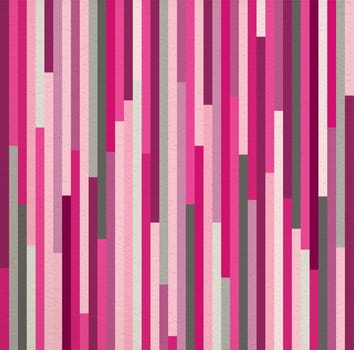 Geometric abstract pink vintage retro seamless pattern striped background. Ideal for fabric, wrapping paper, or print. EPS10 vector file.