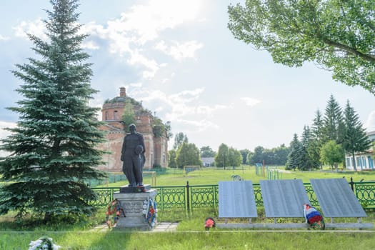 VILLAGE ALEKSEEVKA OF POKROVSKY DISTRICT OF OREL REGION, RUSSIA - JULY 05, 2015