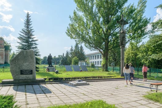 VILLAGE ALEKSEEVKA OF POKROVSKY DISTRICT OF OREL REGION, RUSSIA - JULY 05, 2015