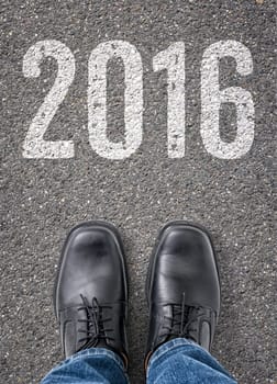 Text on floor - 2016