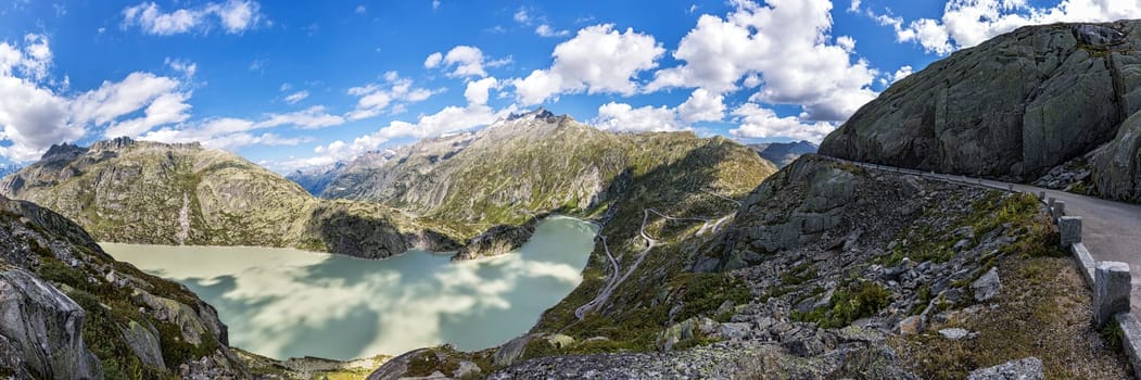 Grimselsee,Grimsel Pass Road,Panoramastraße Oberaar,Canton of Bernese Oberland,Switzerland