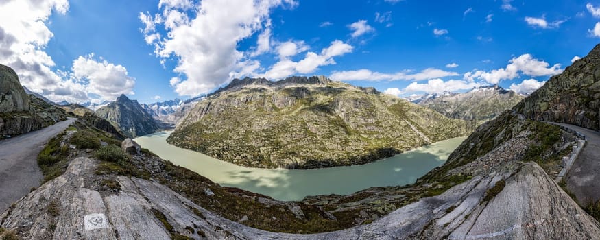 Grimselsee,Grimsel Pass Road,Panoramastraße Oberaar,Canton of Bernese Oberland,Switzerland