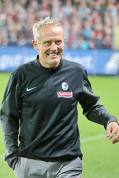 Coach Christian Streich (Freiburg),2. Football-BL: 7. Sptg.: SC Freiburg vs DSC Arminia Bielefeld