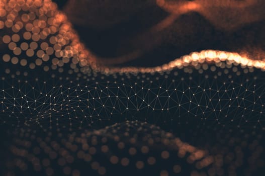 Abstract background in a concept of technology and science.