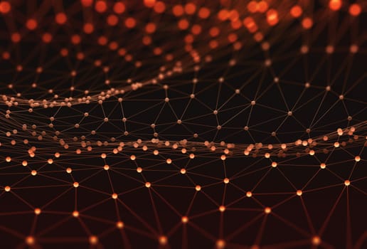 Abstract background in a concept of technology and science.