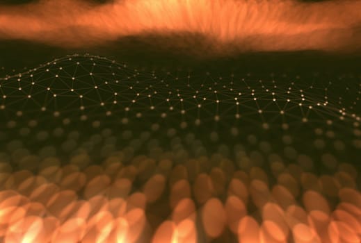 Abstract background in a concept of technology and science.