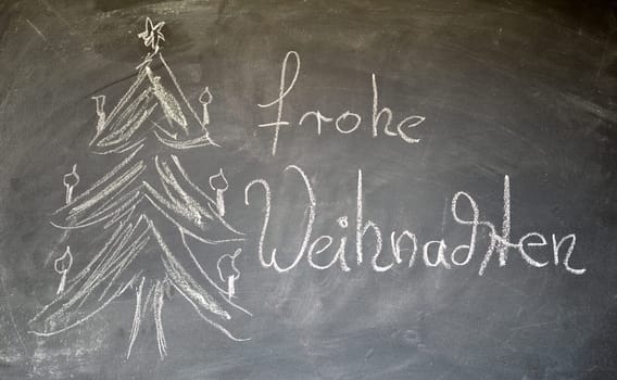 Chalkboard Christmas Background