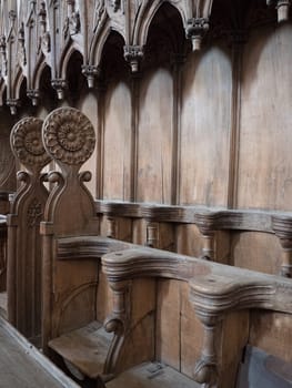 old choir stall