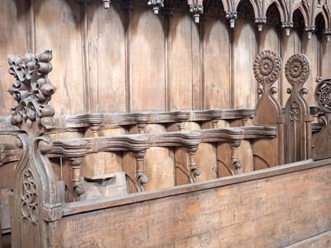 old choir stall