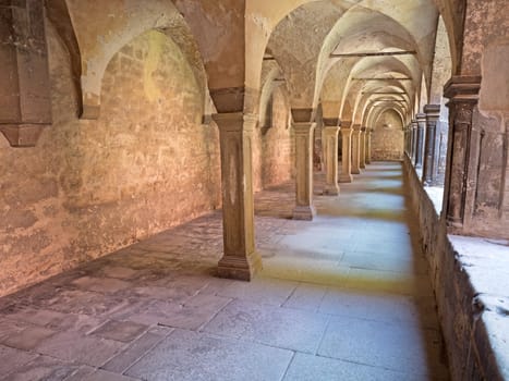 Cloister in the monastery