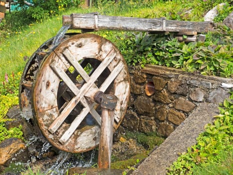 Watermill by the creek