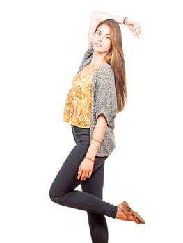 attractive young woman posing