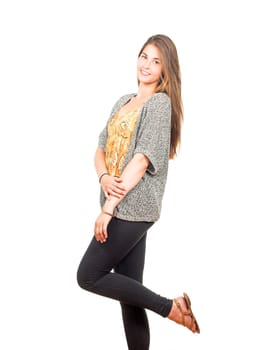 attractive young woman posing