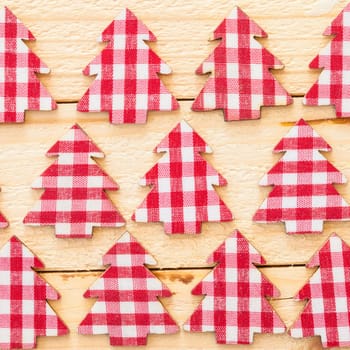 Rustic background for Christmas with colorful Christmas
