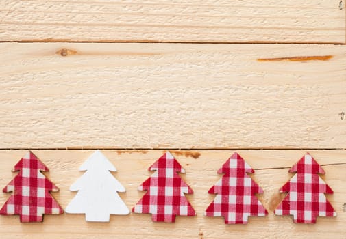 Rustic background for Christmas with colorful Christmas