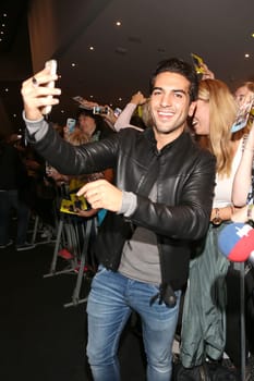 Elyas M ' Barek at the  Fack ju Goehte 2 Cinematour at Cinemaxx Hamburg