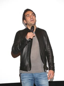 Elyas M ' Barek at the  Fack ju Goehte 2 Cinematour at Cinemaxx Hamburg