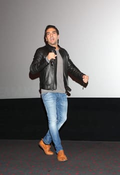 Elyas M ' Barek at the  Fack ju Goehte 2 Cinematour at Cinemaxx Hamburg