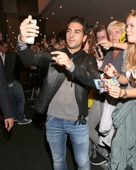 Elyas M ' Barek at the  Fack ju Goehte 2 Cinematour at Cinemaxx Hamburg