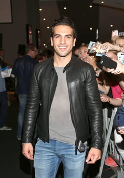 Elyas M ' Barek at the  Fack ju Goehte 2 Cinematour at Cinemaxx Hamburg