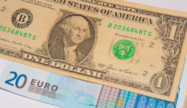 Dollar - Euro - Financial superpowers