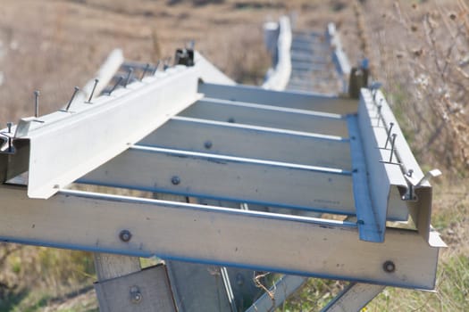 Particular of a metal profiles for photovoltaic panels