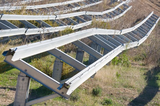 Particular of a metal profiles for photovoltaic panels