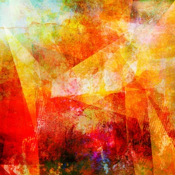 painting graphic textures grunge red tones