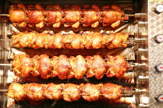 Chicken roastery at Oktoberfest Konstanz 2015
