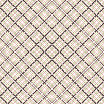 Mesh seamless vector pattern with single and double dashed lines. Repeat background with geometrical array over white background