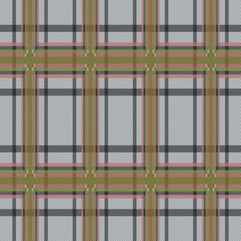 Rectangular seamless brown and gray vector pattern as a tartan plaid