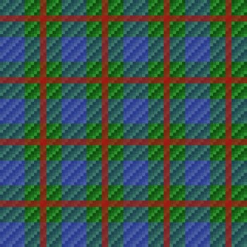 Tartan plaid fabric red checkered texture, seamless pattern