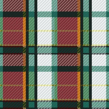 Seamless checkered vector colorful pattern with dark and bright lines