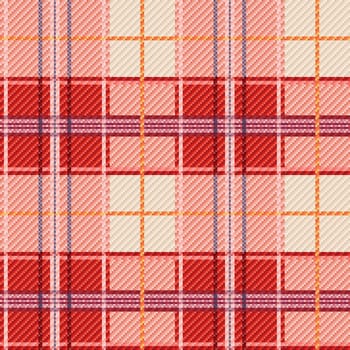 Seamless checkered vector bright pattern with red and white colors