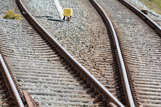 Railway tracks at Bad Doberan station