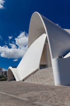 Tenerife, Spain - September 18: Auditorio De Tenerife On September 18, 2015 In Santa Cruz, Tenerife