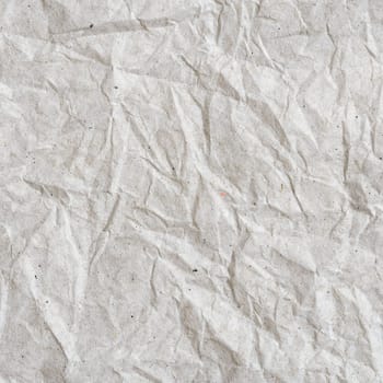 White crumpled paper texture background